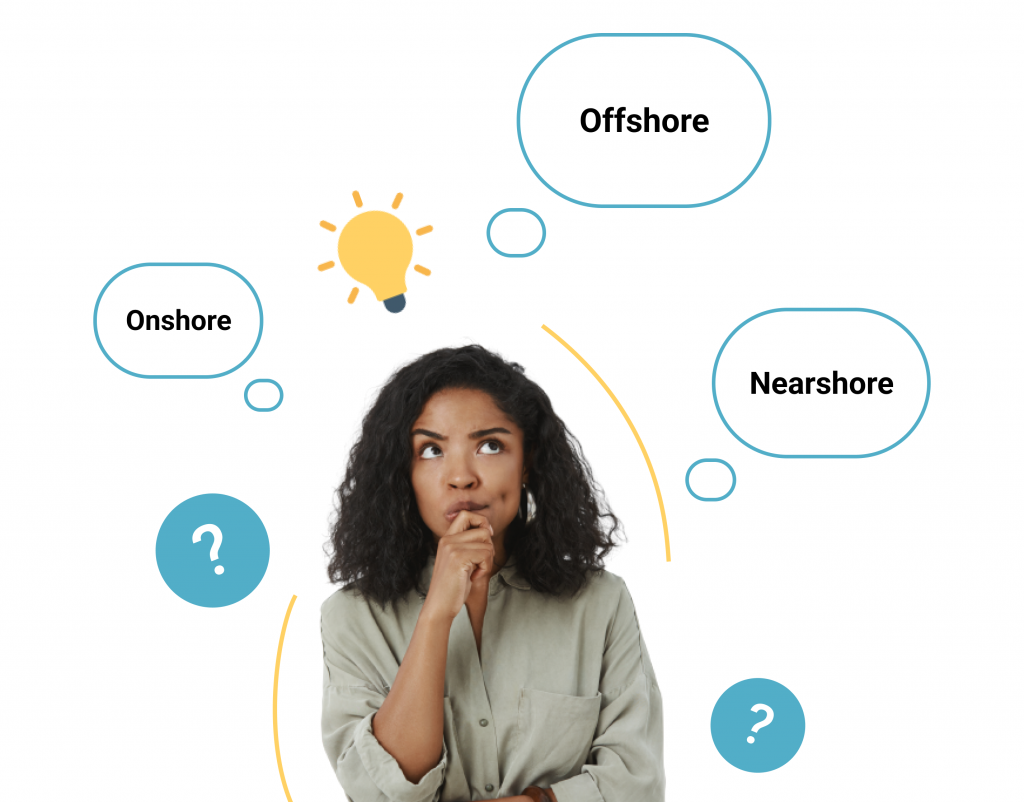 onshore vs nearshore vs offshore - what to choose