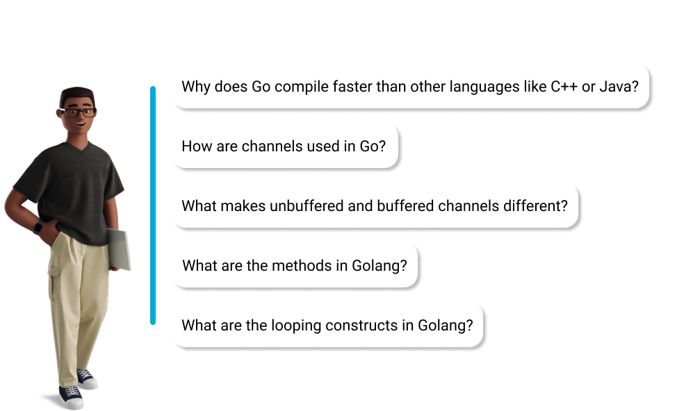 golang developer for hire - interview questions for Go developers