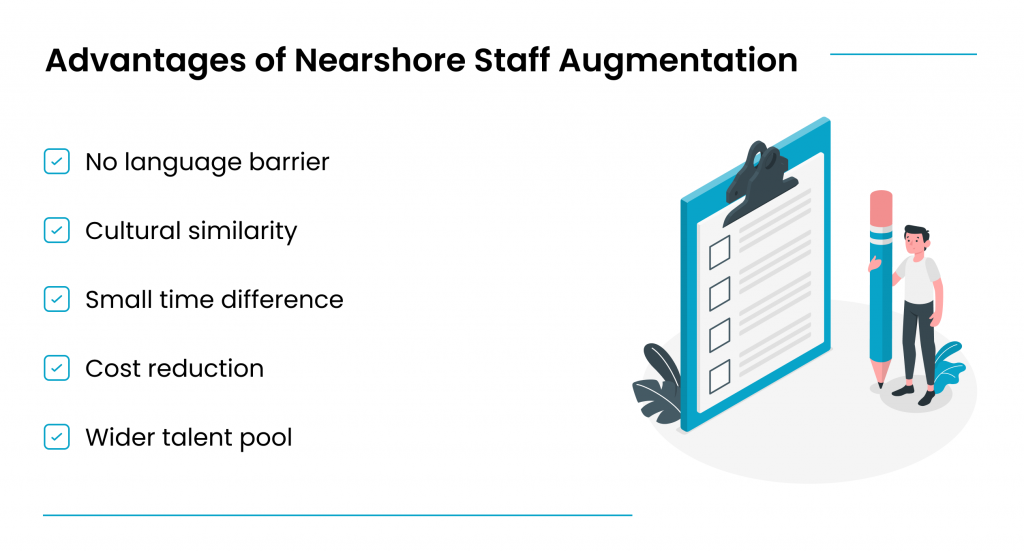 learn about advantages of nearshore it staff augmentation