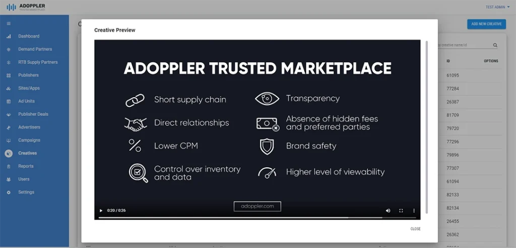 screen 4 adoppler