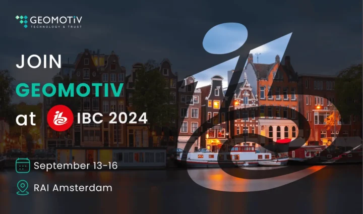 Geomotiv will attend IBC in Amsterdam