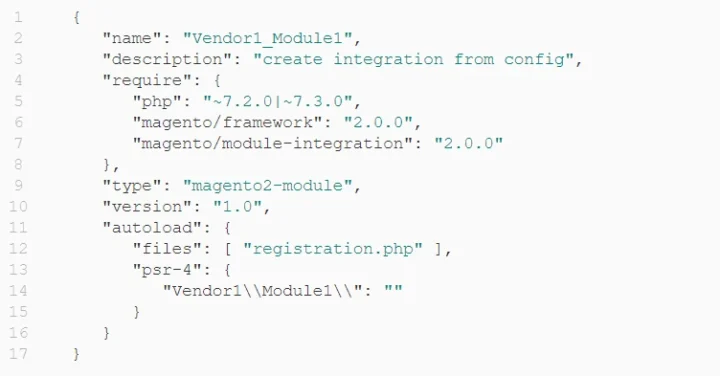 magento integration composer.json