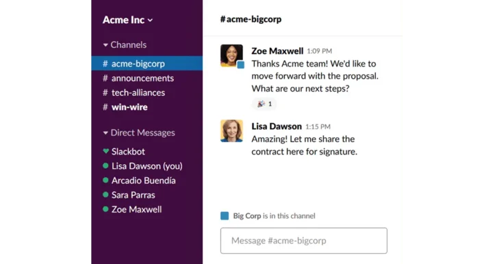 slack screen