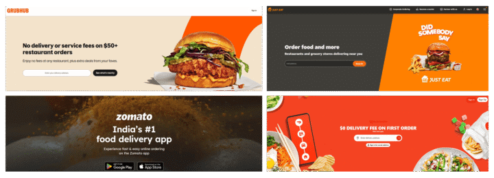 food delivery aggregators examples