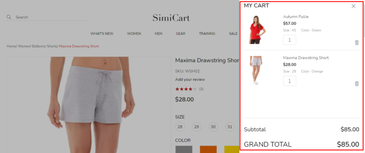 mini Cart Magento_Setup