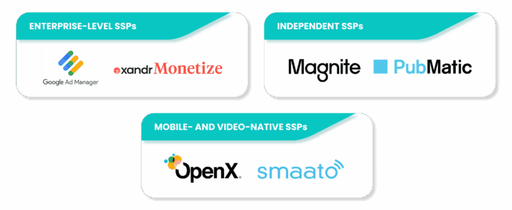 Examples of SSP and Market Leaders