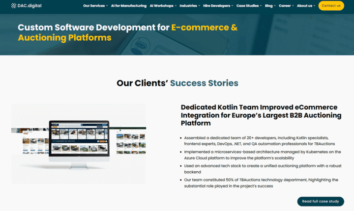DAC.digital auction